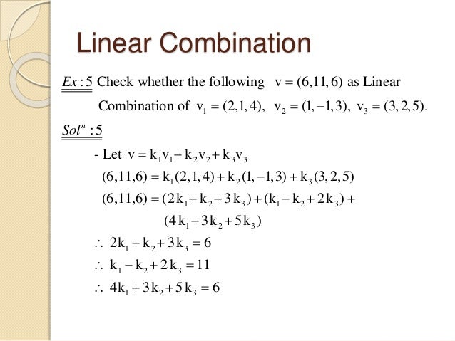 linear independence linear dependence and independence of vectors examples pdf